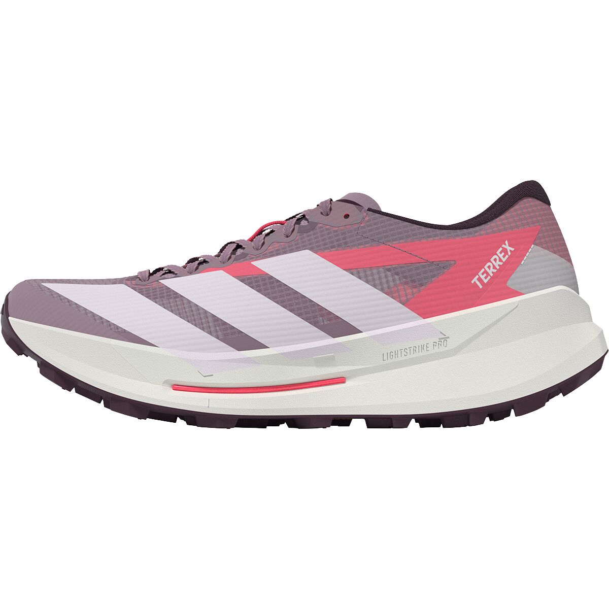Image of Adidas TERREX Terrex Agravic TT Trail Running Shoe - Women's Magic Mauve/Distilled Pink/Solar Turbo, 7.5