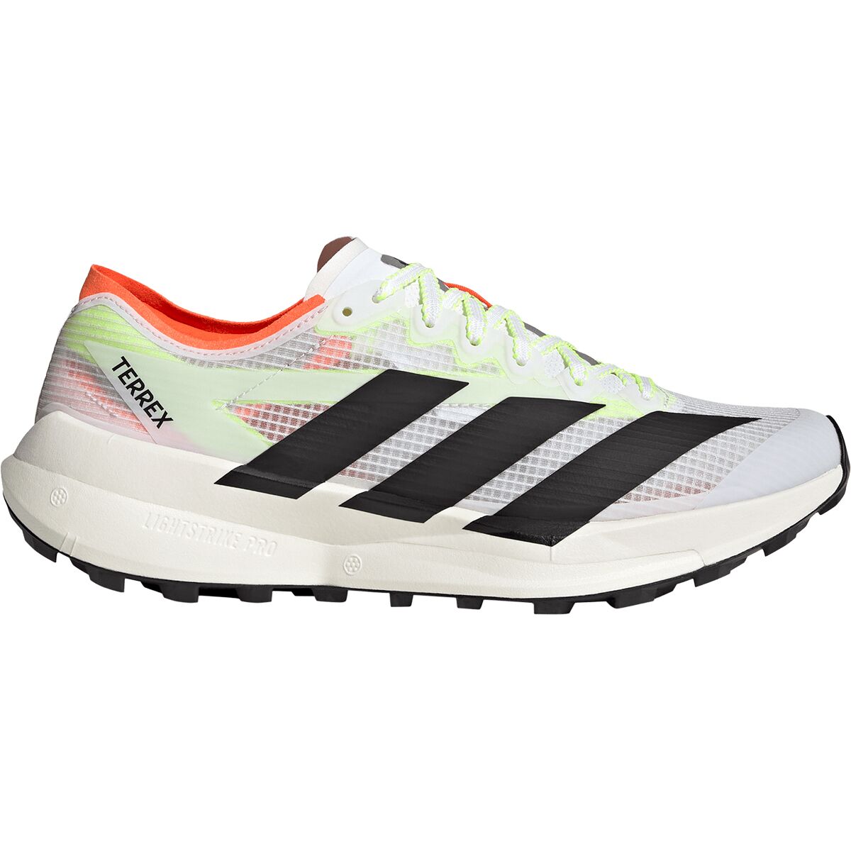 Image of Adidas TERREX Terrex Agravic Speed 2 Trail Running Shoe - Men's Ftwr White/Core Black/Semi Impact Orange, 9.5