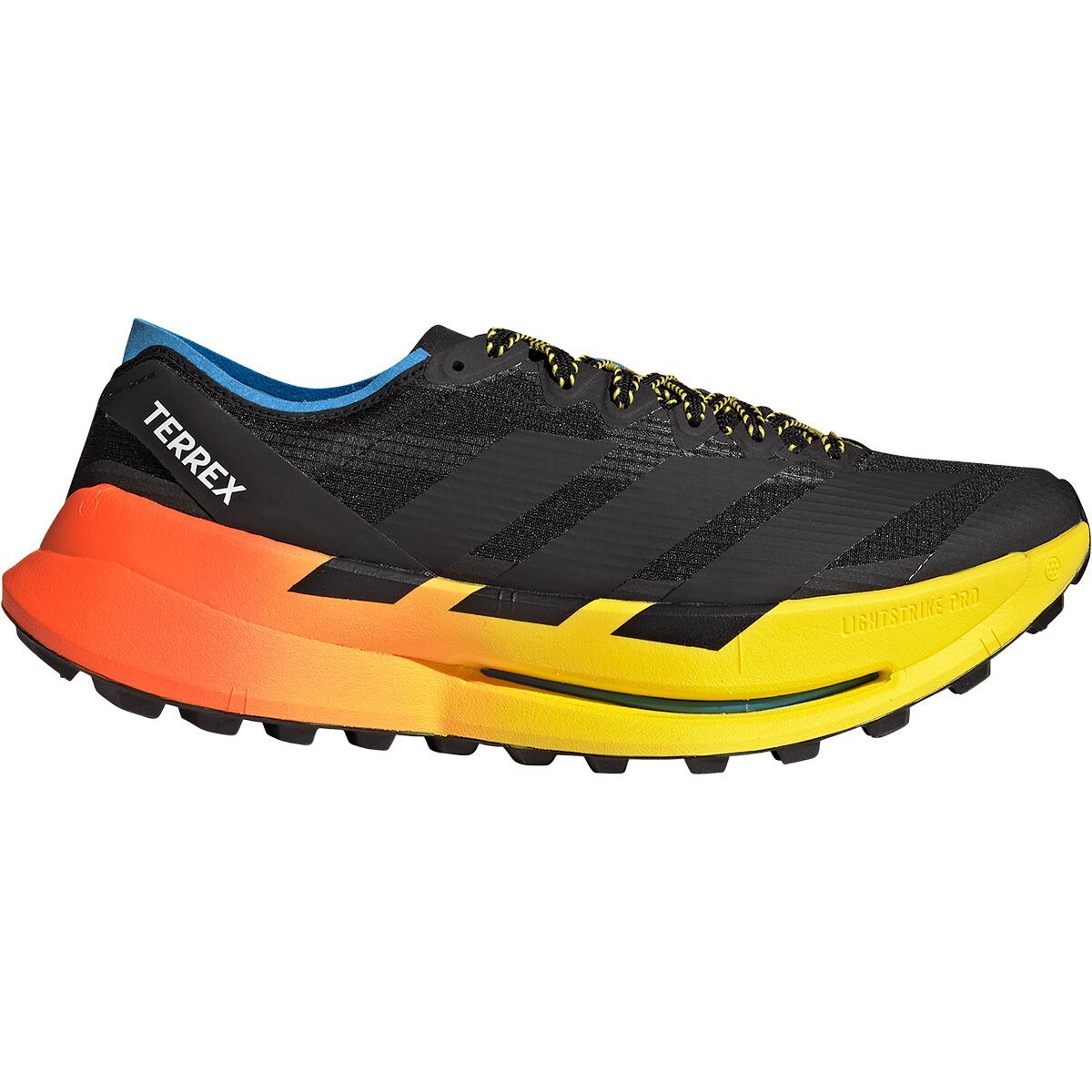 Image of Adidas TERREX Terrex Agravic Speed Ultra 2 Trail Running Shoe - Men's Core Black/Core Black/Lucid Ray Blue, 11.0