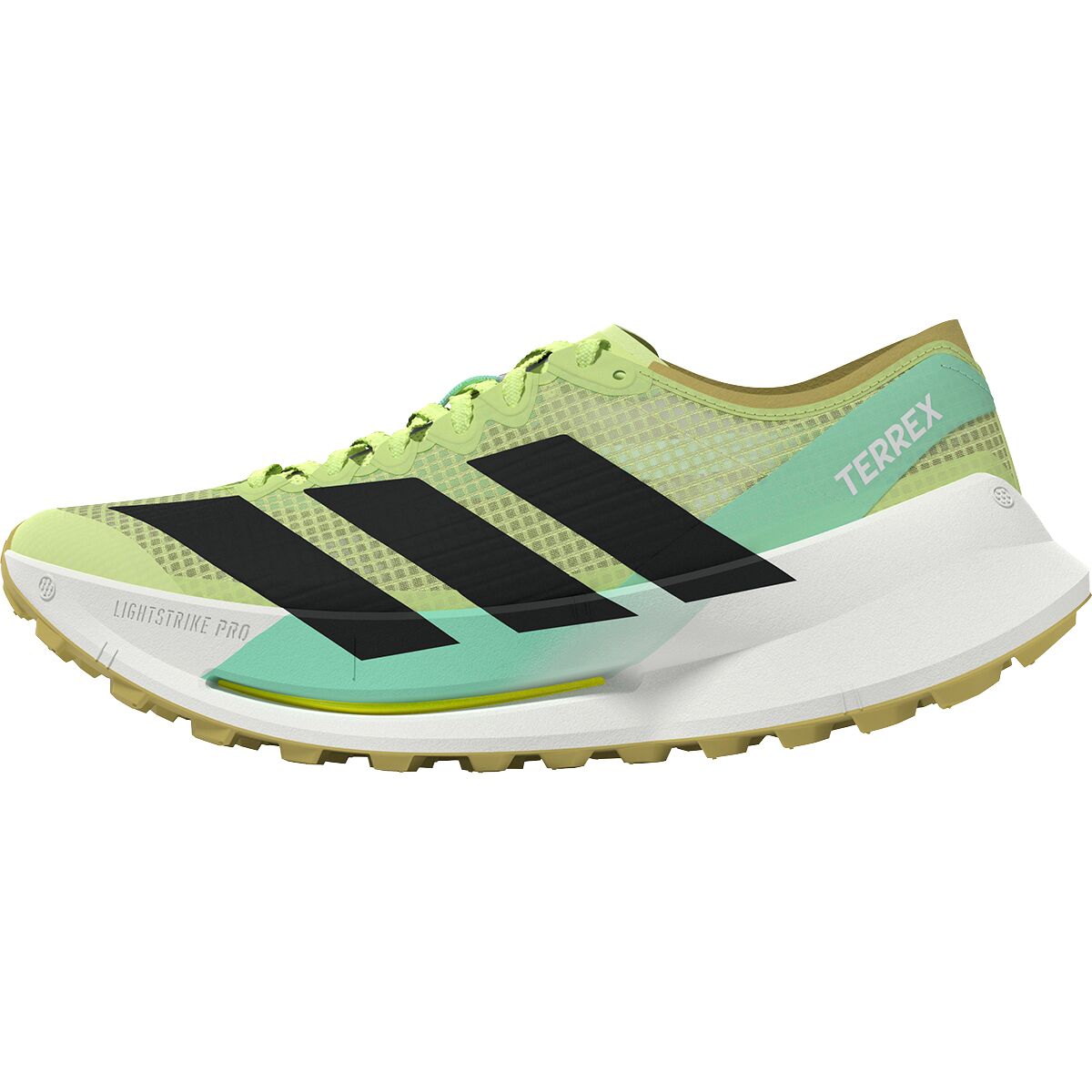 Image of Adidas TERREX Terrex Agravic Speed Ultra 2 Trail Running Shoe - Men's Frozen Lemon/Core Black/Pulse Mint, 12.0