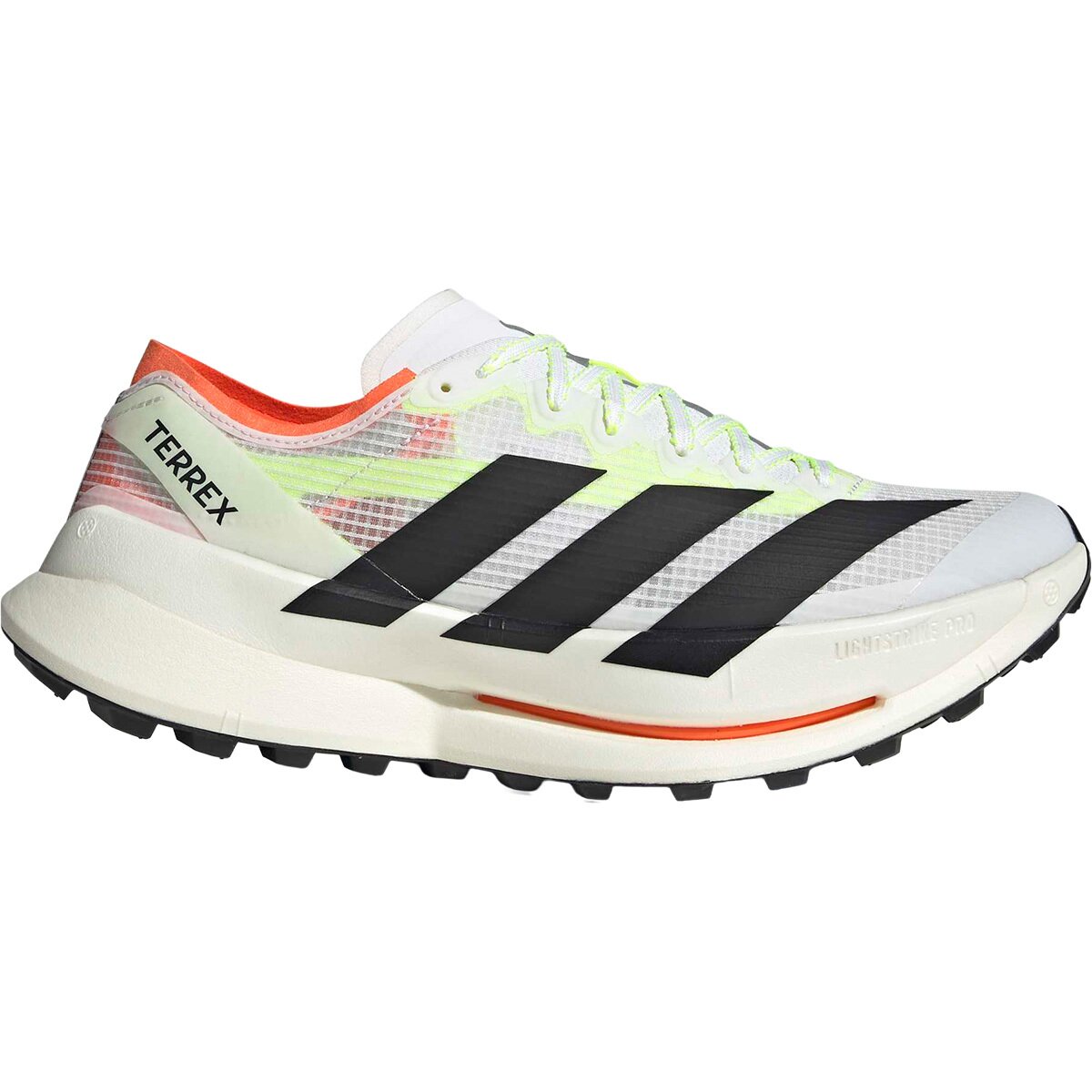 Image of Adidas TERREX Terrex Agravic Speed Ultra 2 Trail Running Shoe - Men's Ftwr White/Core Black/Semi Impact Orange, 9.5