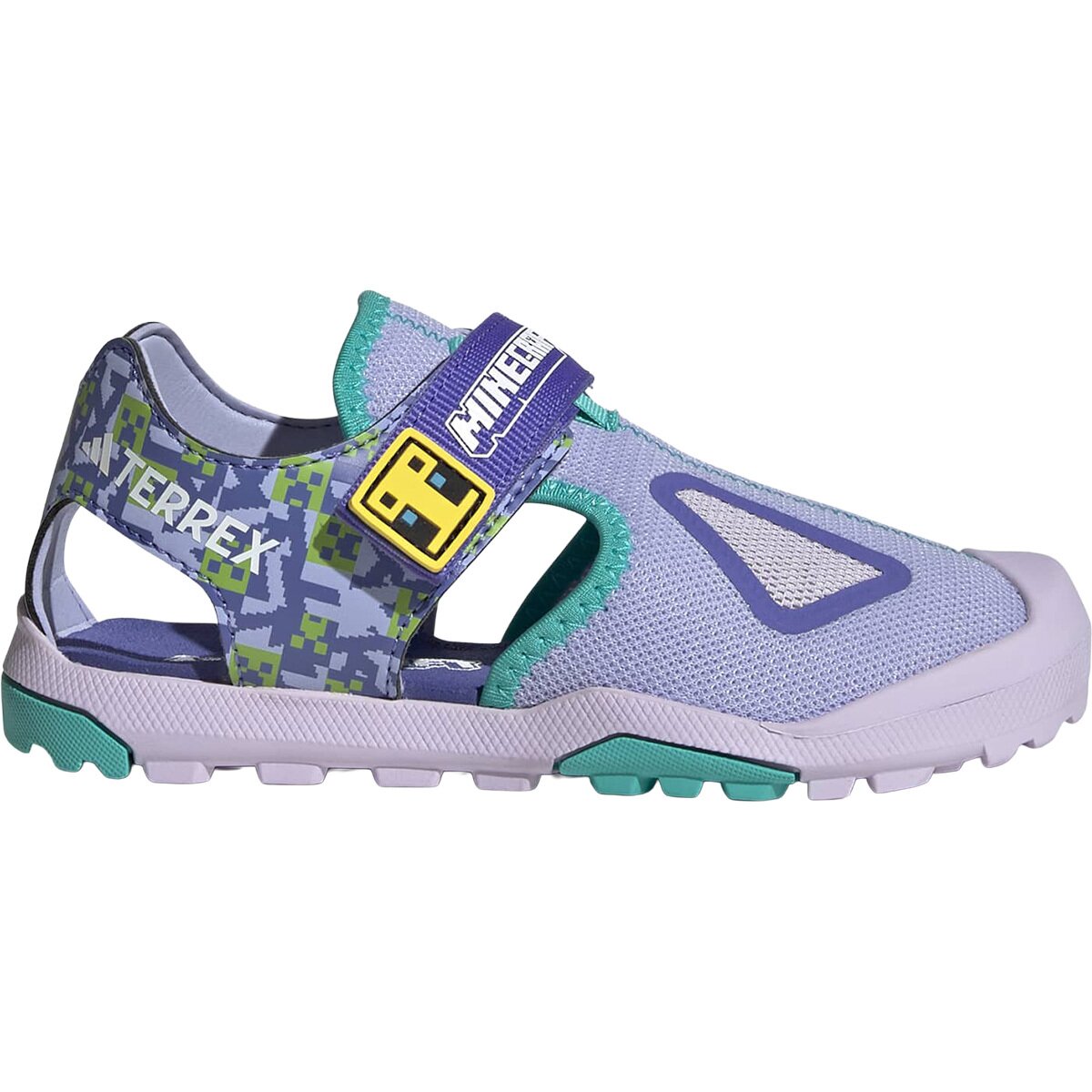 Adidas TERREX Adidas TERREX Terrex Captain Toey 2.0 MCFT Sandal - Kids' Violet Tone/Semi Cobalt Blue/Mint Rush, 3.0