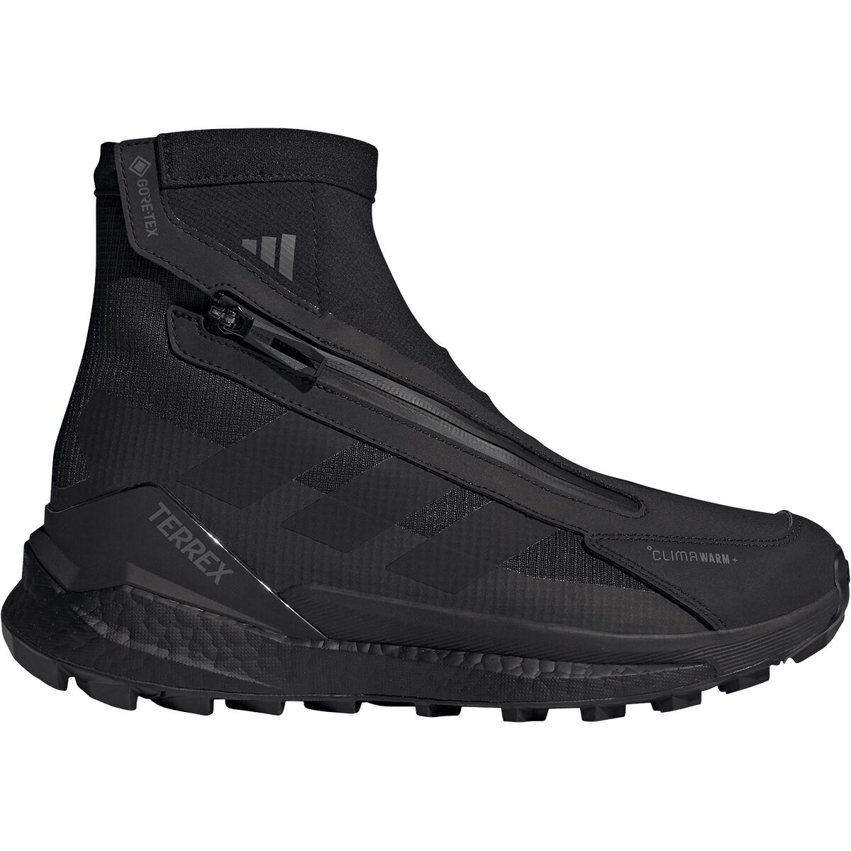 Image of Adidas TERREX Free Hiker 2 GTX Climawarm + Shoe - Men's Core Black/Core Black/Grey Four, 10.5