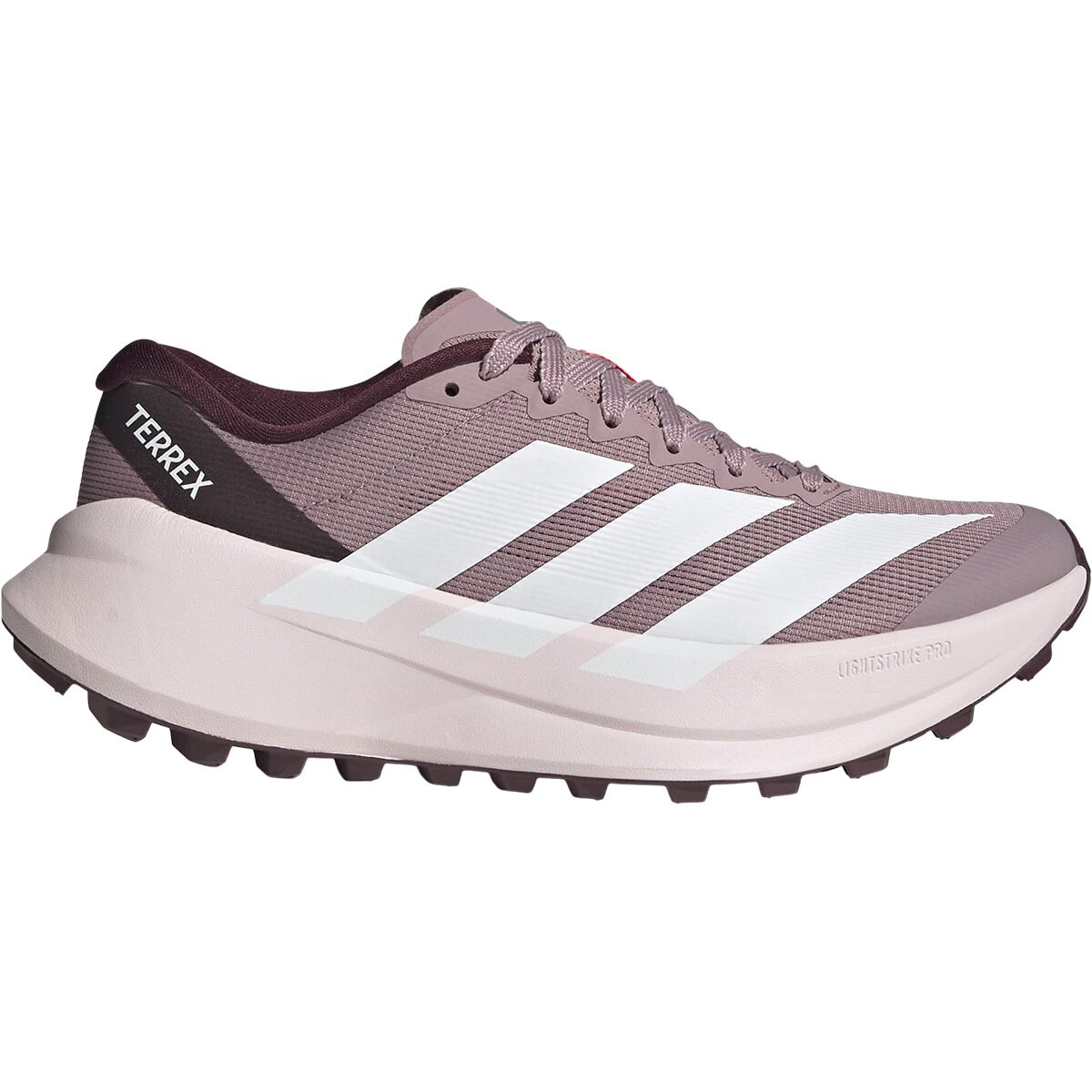Image of Adidas TERREX Terrex Agravic SL Trail Running Shoe - Women's Magic Mauve/Ftwr White/Maroon, 9.0