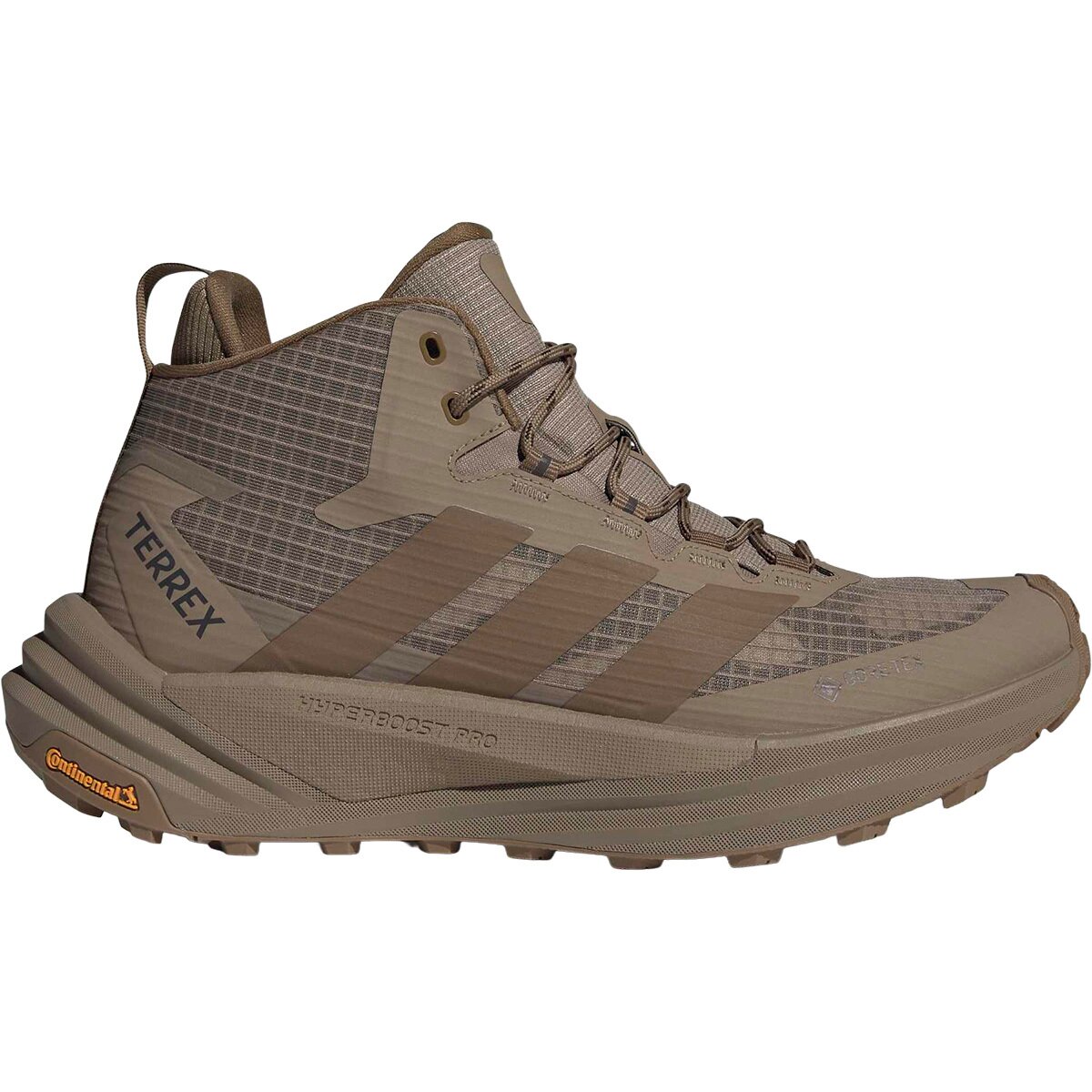 Adidas TERREX Terrex Freehiker 3 Mid GTX Hiking Boot - Men's Khaki Six/Brown Oxide/Dark Brown