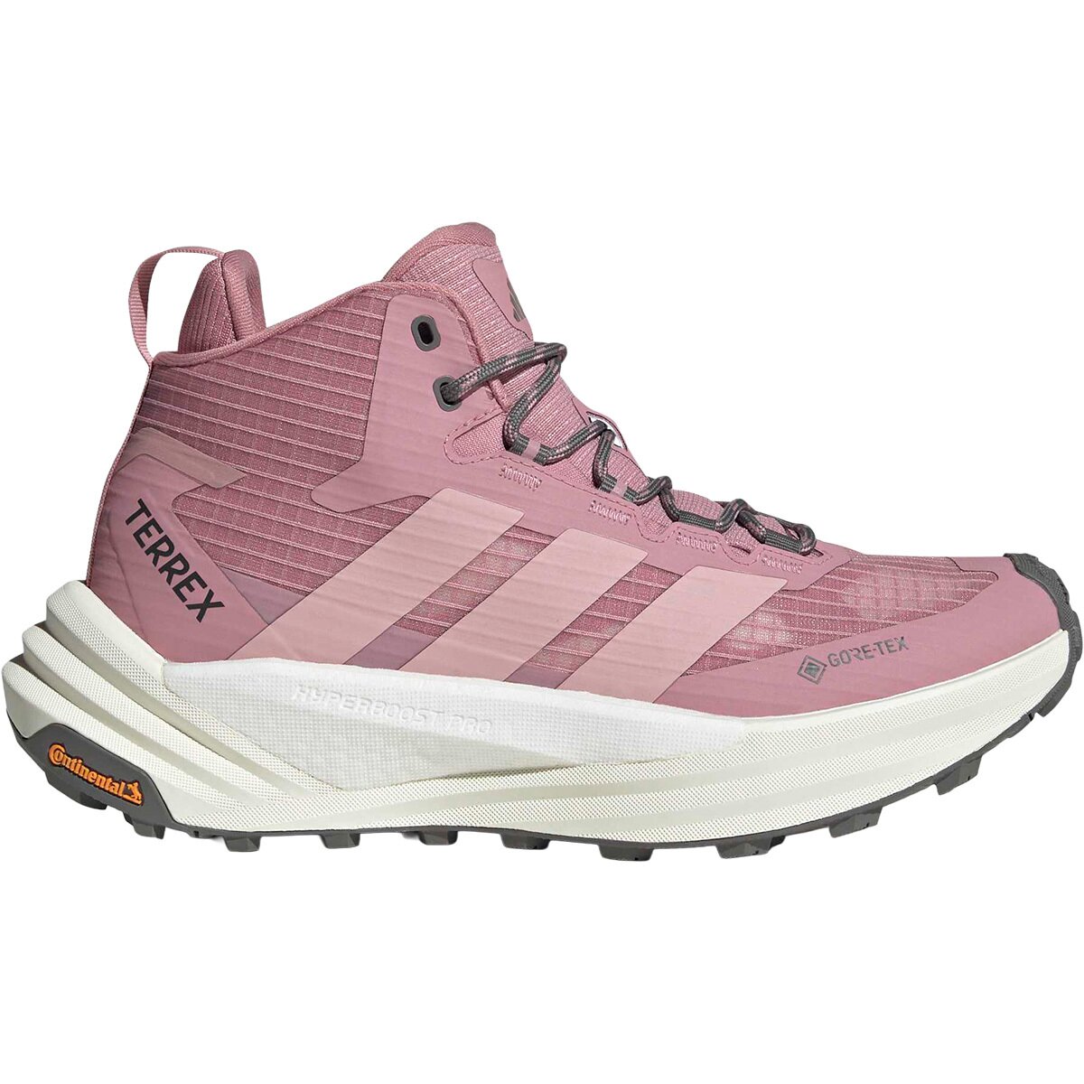 Image of Adidas TERREX Terrex Freehiker 3 Mid GTX Hiking Boot - Women's Magic Mauve/Dual Lilac/Grey Four, 6.5