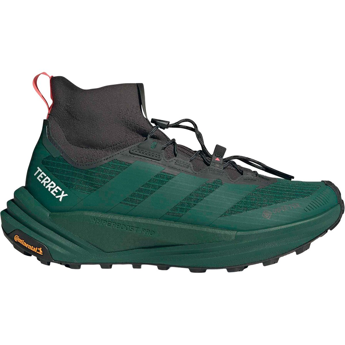 Image of Adidas TERREX Terrex Freehiker 3 Ultra GTX Hiking Shoe - Men's Collegiate Green/Collegiate Green/Carbon, 11.0