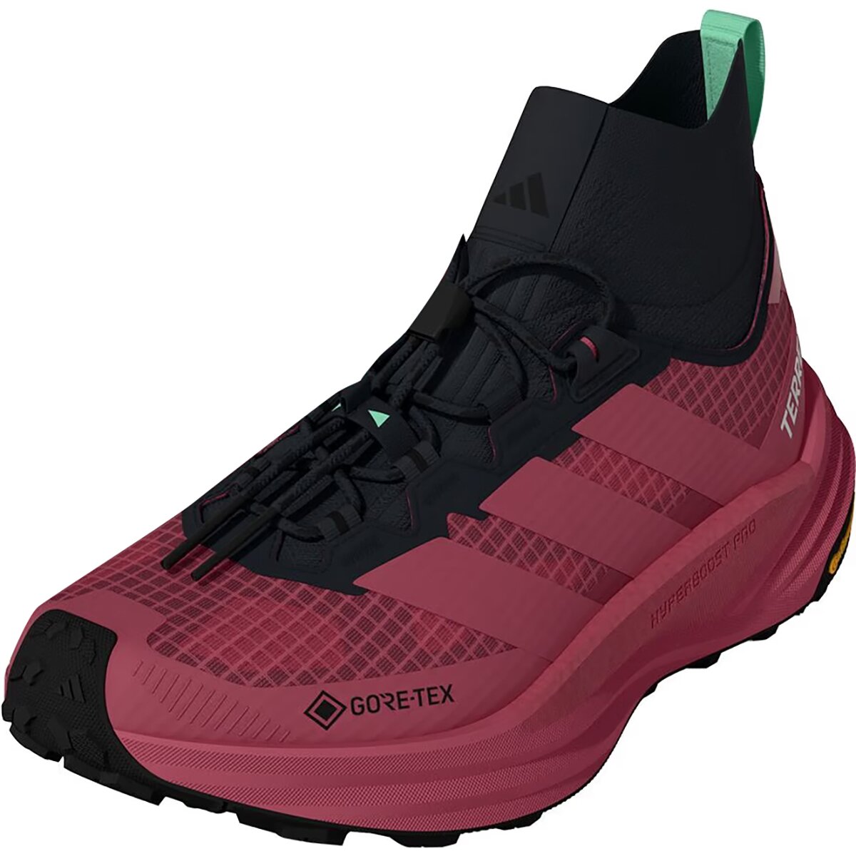 Image of Adidas TERREX Terrex Freehiker 3 Ultra GTX Hiking Shoe - Women's Pure Turbo/Pure Turbo/Carbon, 8.0