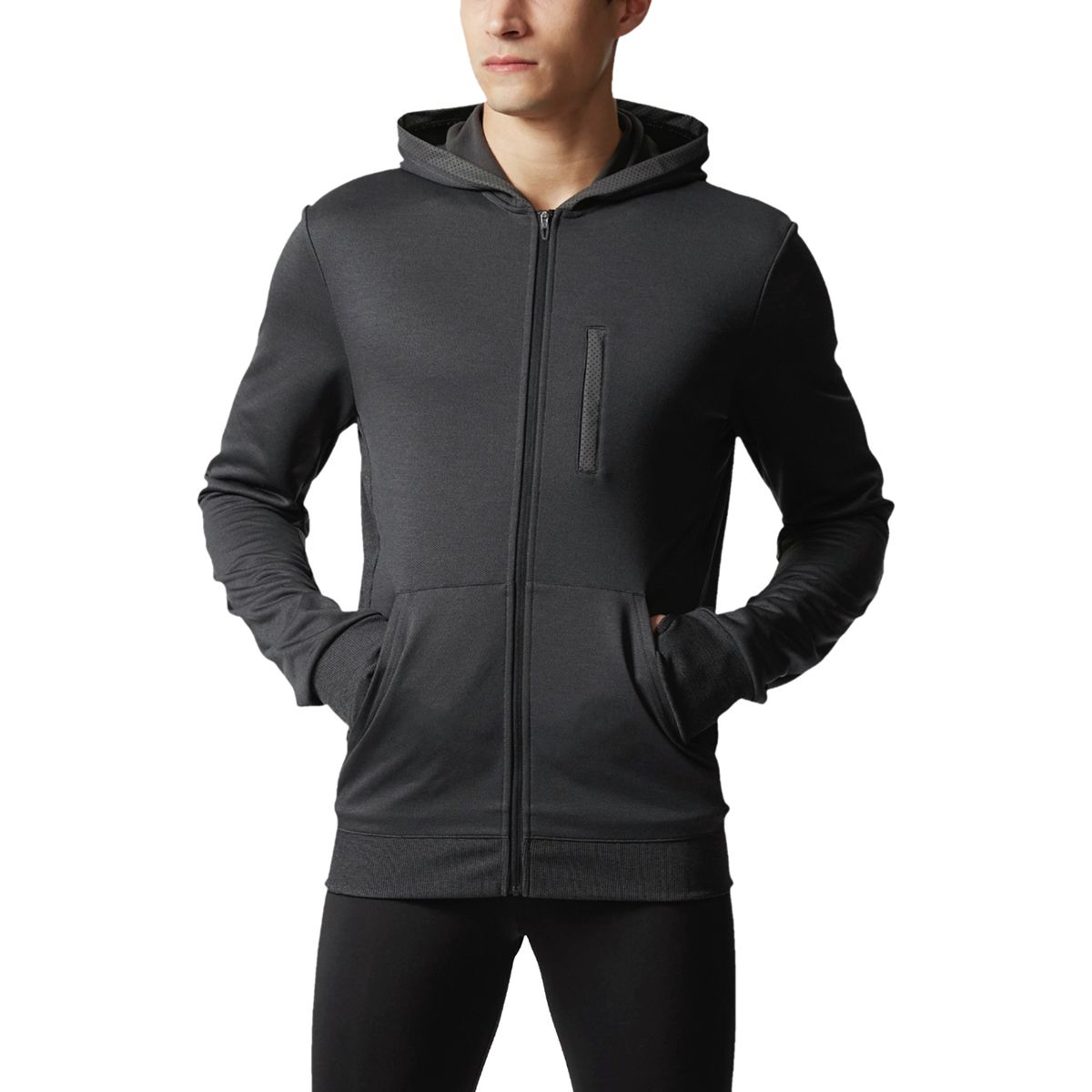 Adidas Beyond the Run Hoodie Men s Clothing