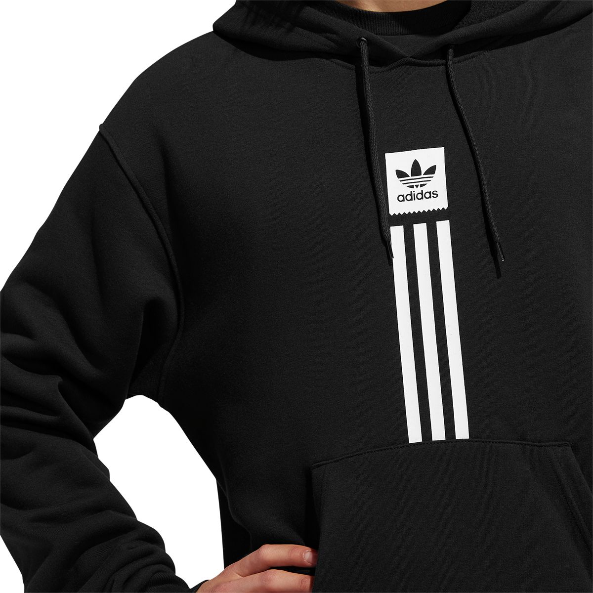 Adidas Solid Pillar Hoodie - Men's - Clothing