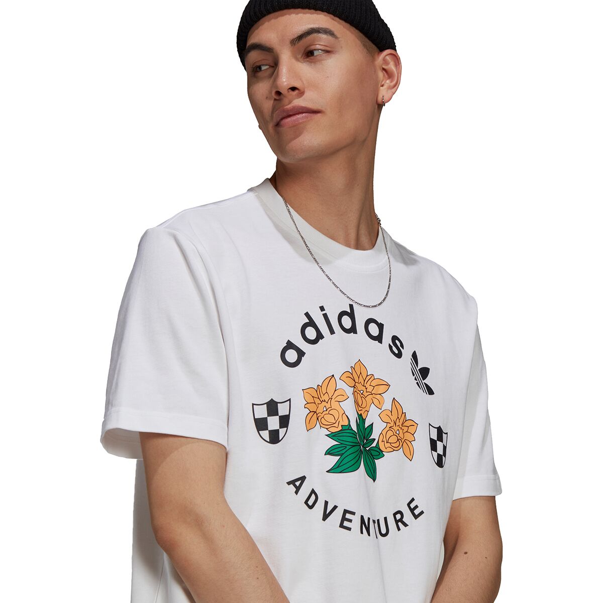 adidas t shirt with flowers