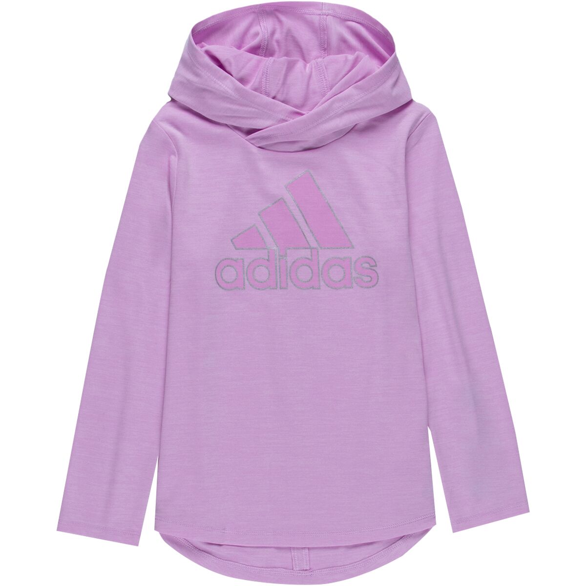 Adidas Melange Hooded Top - Girls'
