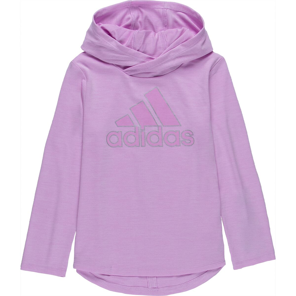 Adidas Melange Hooded Top - Toddler Girls'