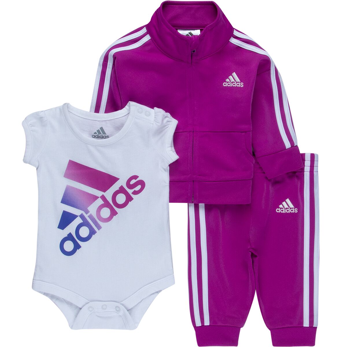 Adidas Tricot 3-Piece Track Set - Infant Girls'