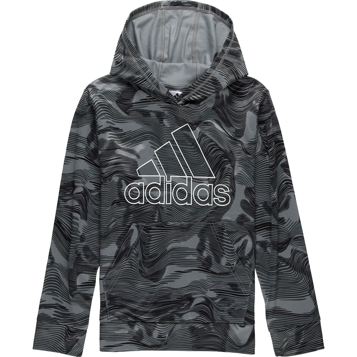 Adidas Warp Camo AOP Hooded Pullover - Kids'