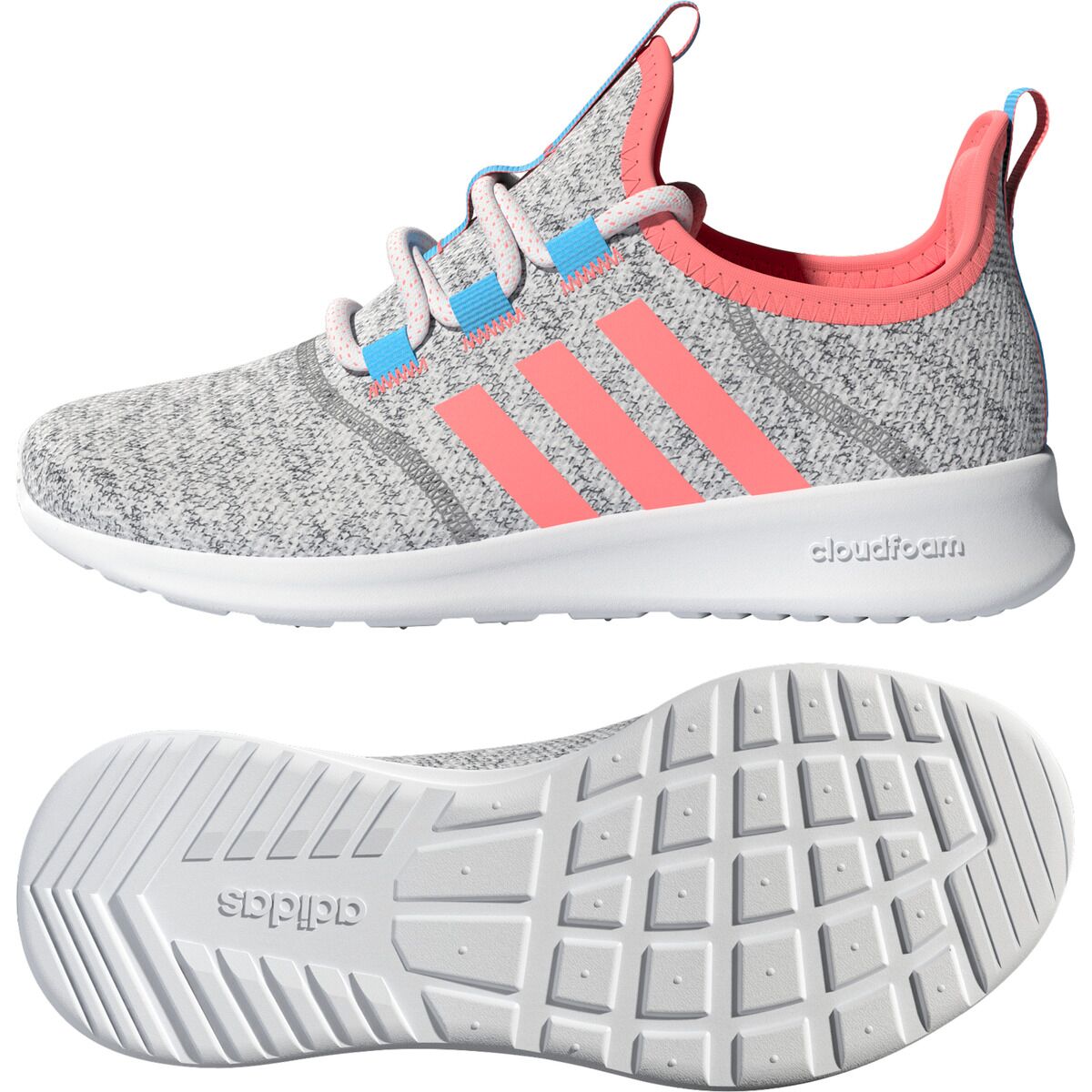 adidas gazelle silver green womens adidas Women's Cloudfoam Pure Shoes main image 1