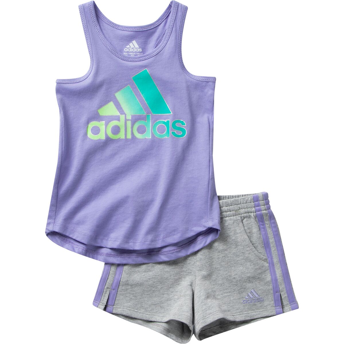Adidas tank on sale top and shorts