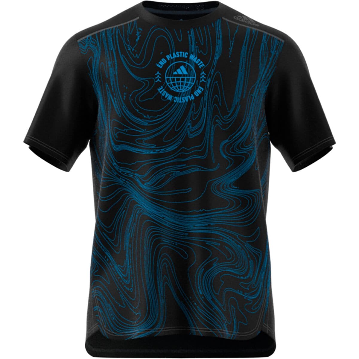 Adidas Designed 4 Running Run for the Oceans T Shirt Men s Clothing