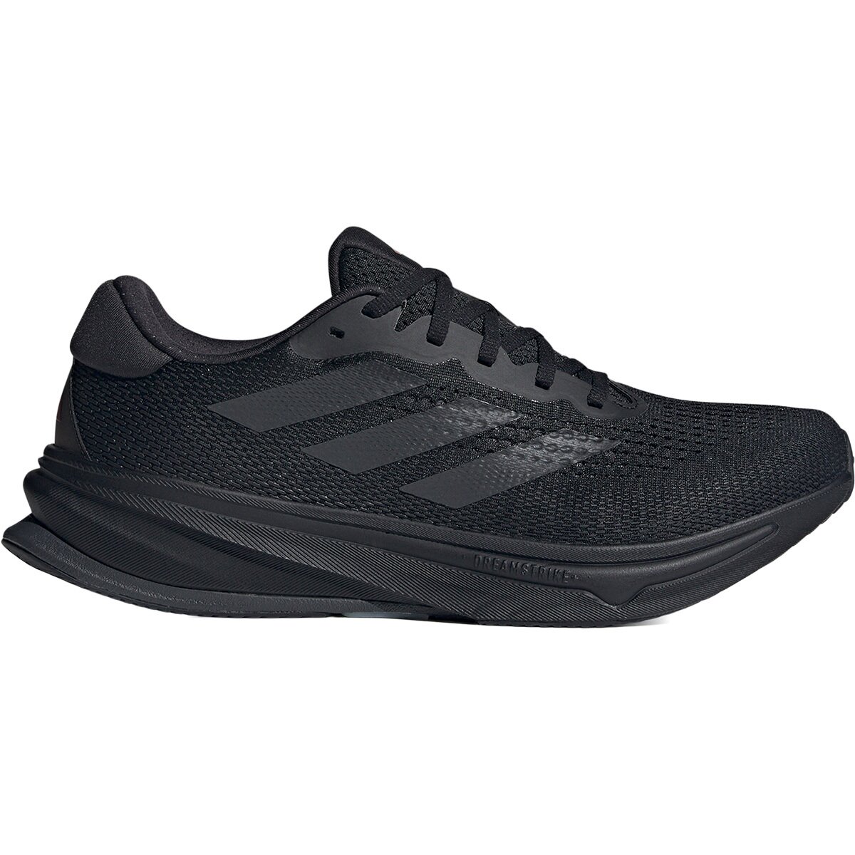 Image of Adidas Supernova Rise Running Shoe - Men's Core Black/Core Black/Shadow Red, 11.0