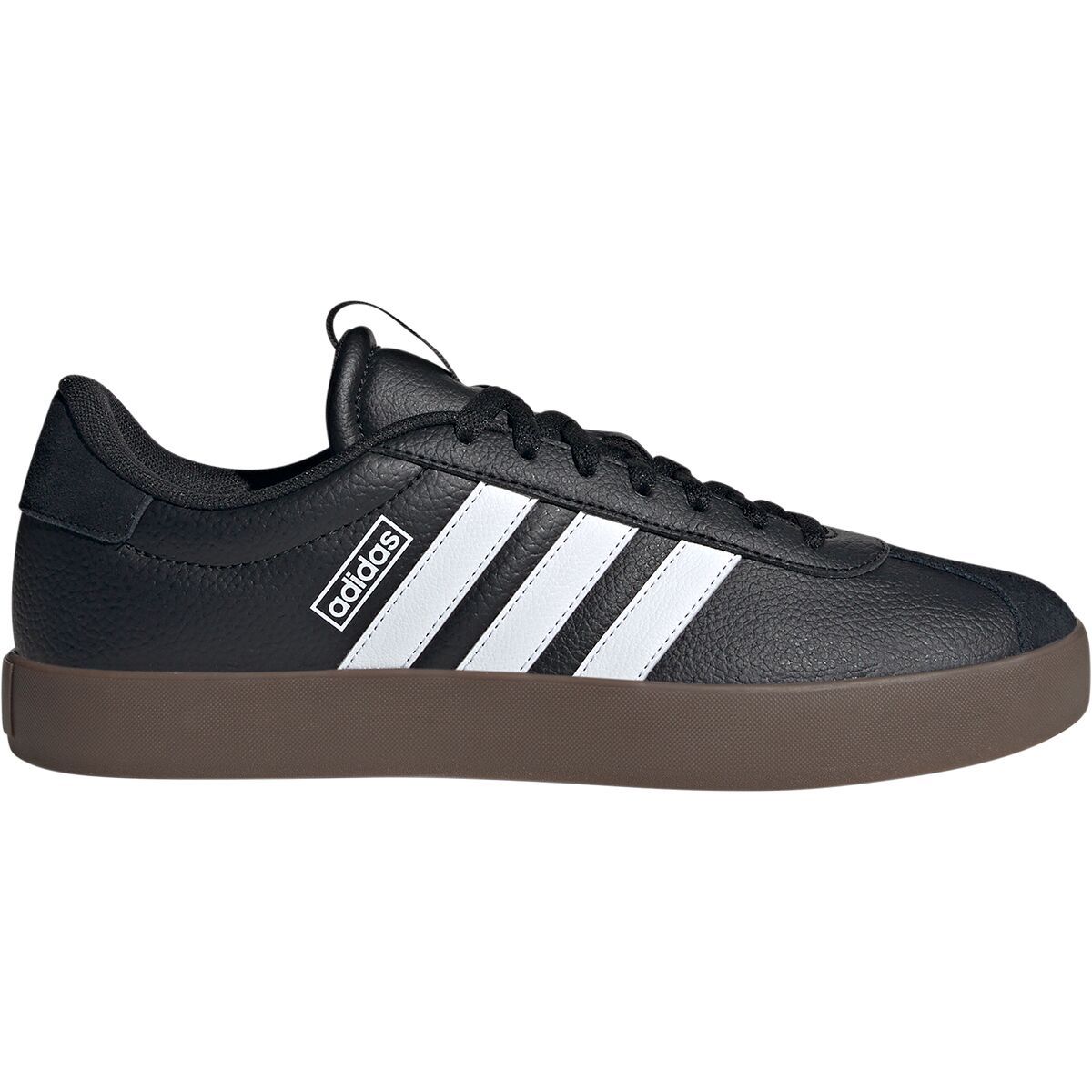 Image of Adidas VL Court 3.0 Shoe - Men's Core Black/Footwear White/GUM5, 11.0