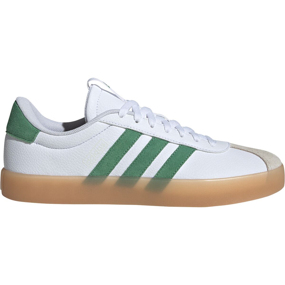Adidas VL Court 3.0 Shoe - Men's Footwear White/Preloved Green/Alumina, 11.5