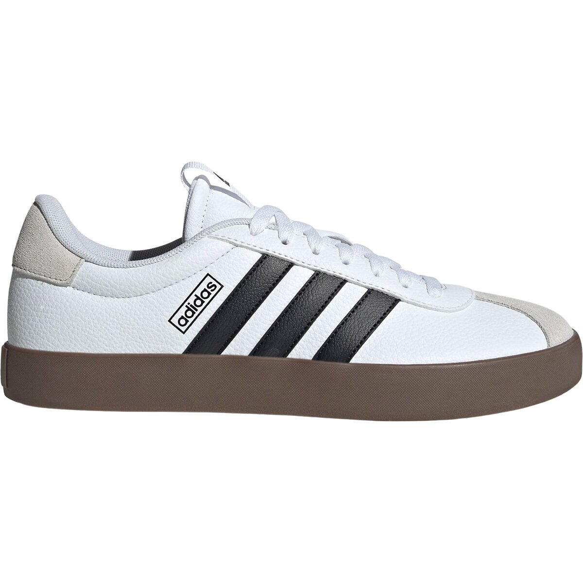 Image of Adidas VL Court 3.0 Shoe - Men's Ftwr White/Core Black/Grey One, 12.0