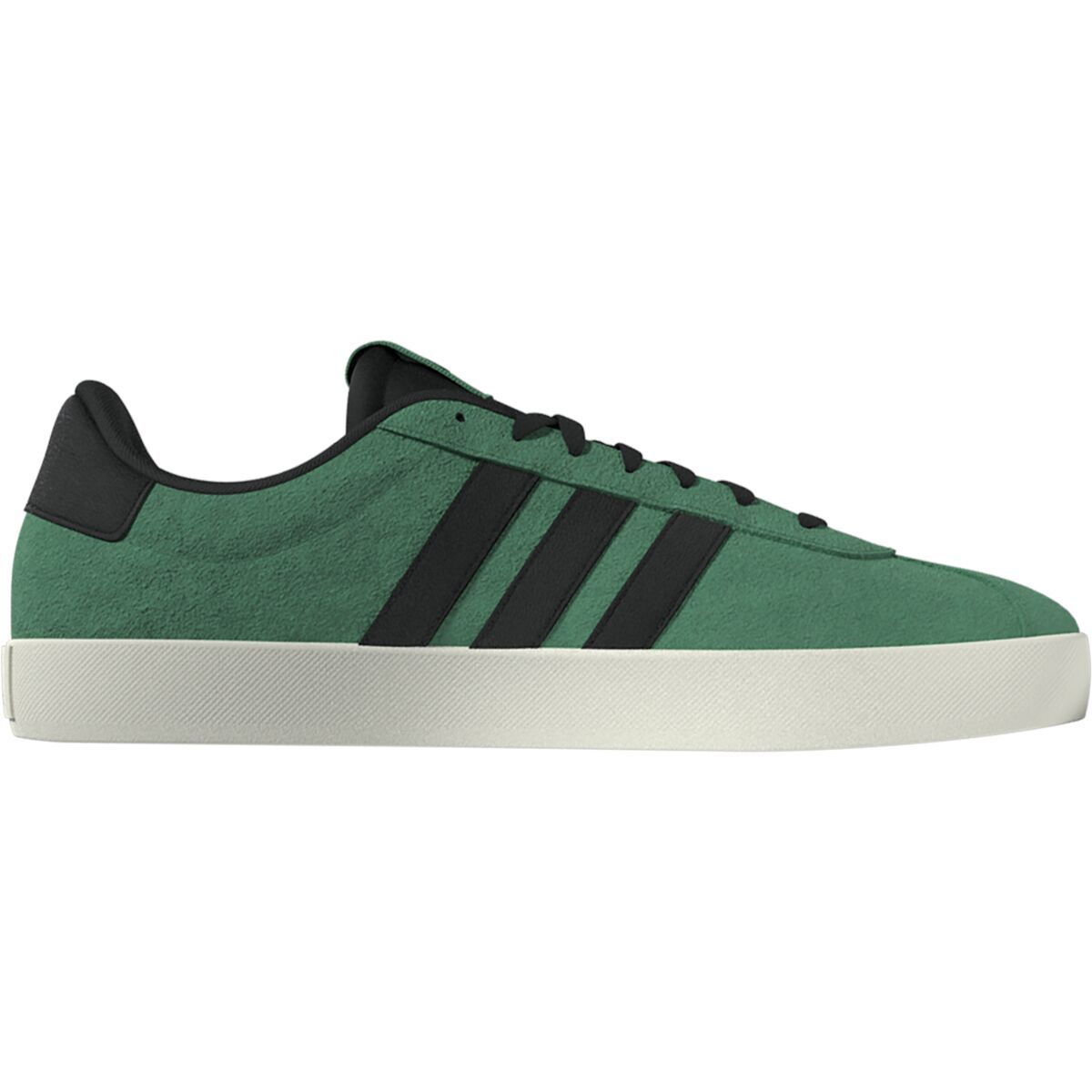 Image of Adidas VL Court 3.0 Shoe - Men's Preloved Green/Core Black/Off White, 9.0