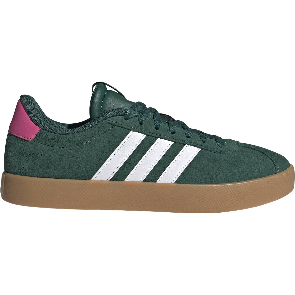 Image of Adidas VL Court 3.0 Shoe - Women's Collegiate Green/Cloud White, 6.5