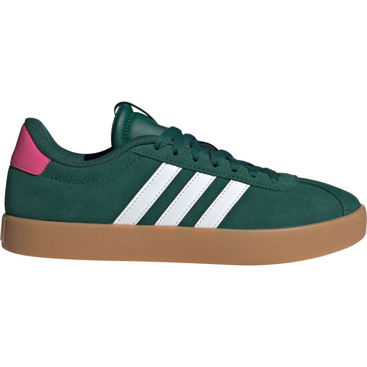 Image of Adidas VL Court 3.0 Shoe - Women's Collegiate Green/Cloud White, 7.5