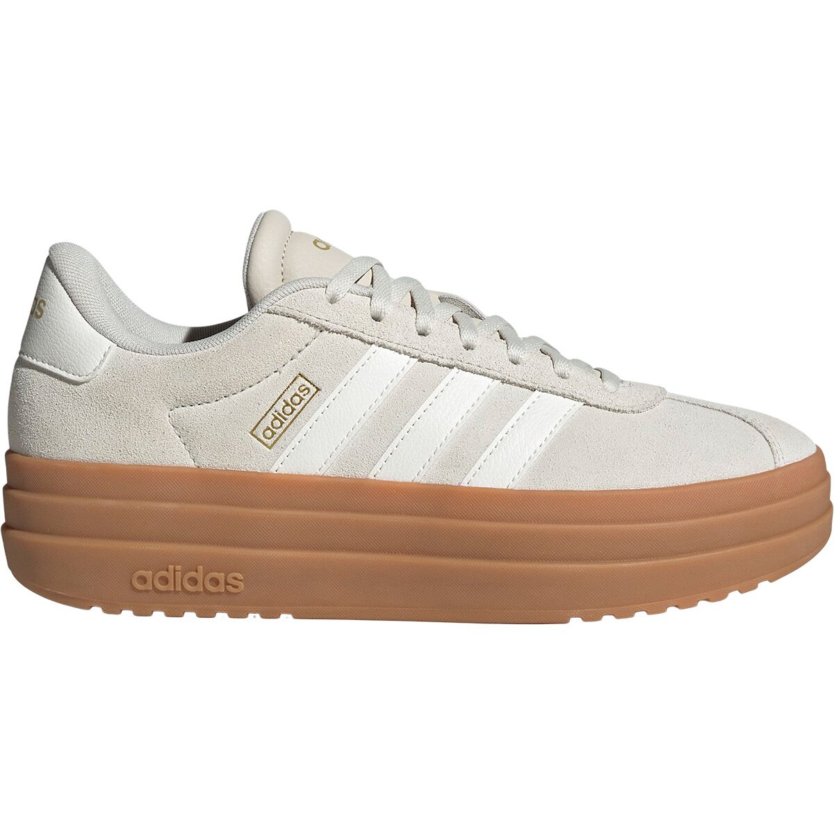 Image of Adidas VL Court Bold Shoe - Women's Alumina/Core White/Gum10, 9.5