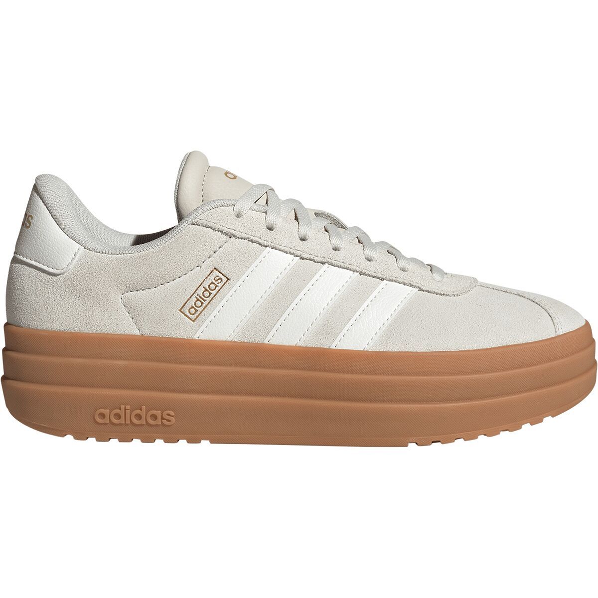 Image of Adidas VL Court Bold Shoe - Women's Alumina/Core White/Gum10, 8.0