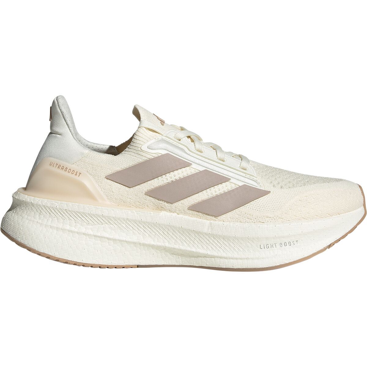 Image of Adidas Ultraboost 5X Running Shoe - Women's Off White/Wonder Taupe/Wonder White, 8.0