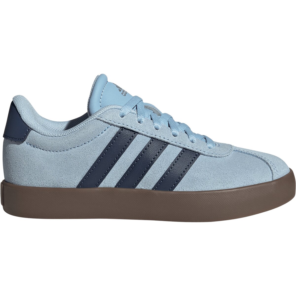 Image of Adidas VL Court 3.0 Shoe - Kids' Clear Sky/Night Indigo/Gum 5, 11.0