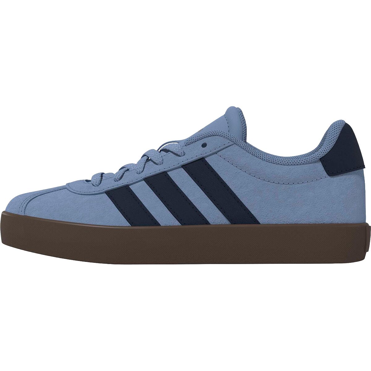 Image of Adidas VL Court 3.0 Shoe - Kids' Clear Sky/Night Indigo/Gum 5, 13.0
