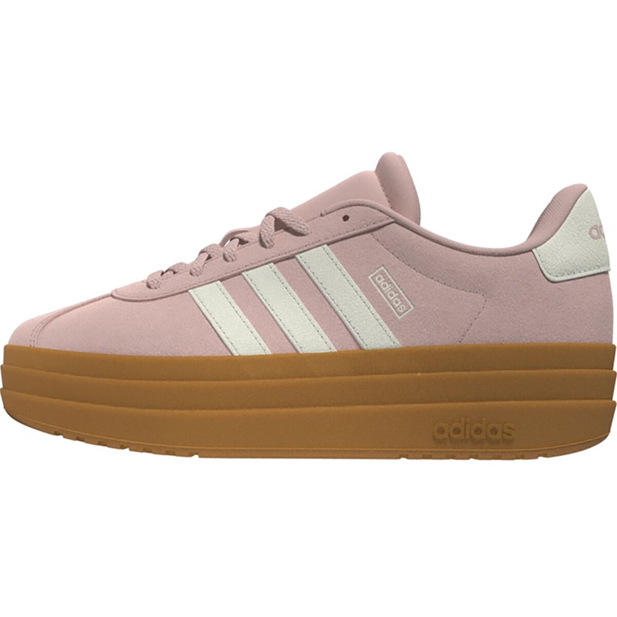 Image of Adidas VL Court Bold Shoe - Kids' Blush Pink/Off White/GUM3, 5.0