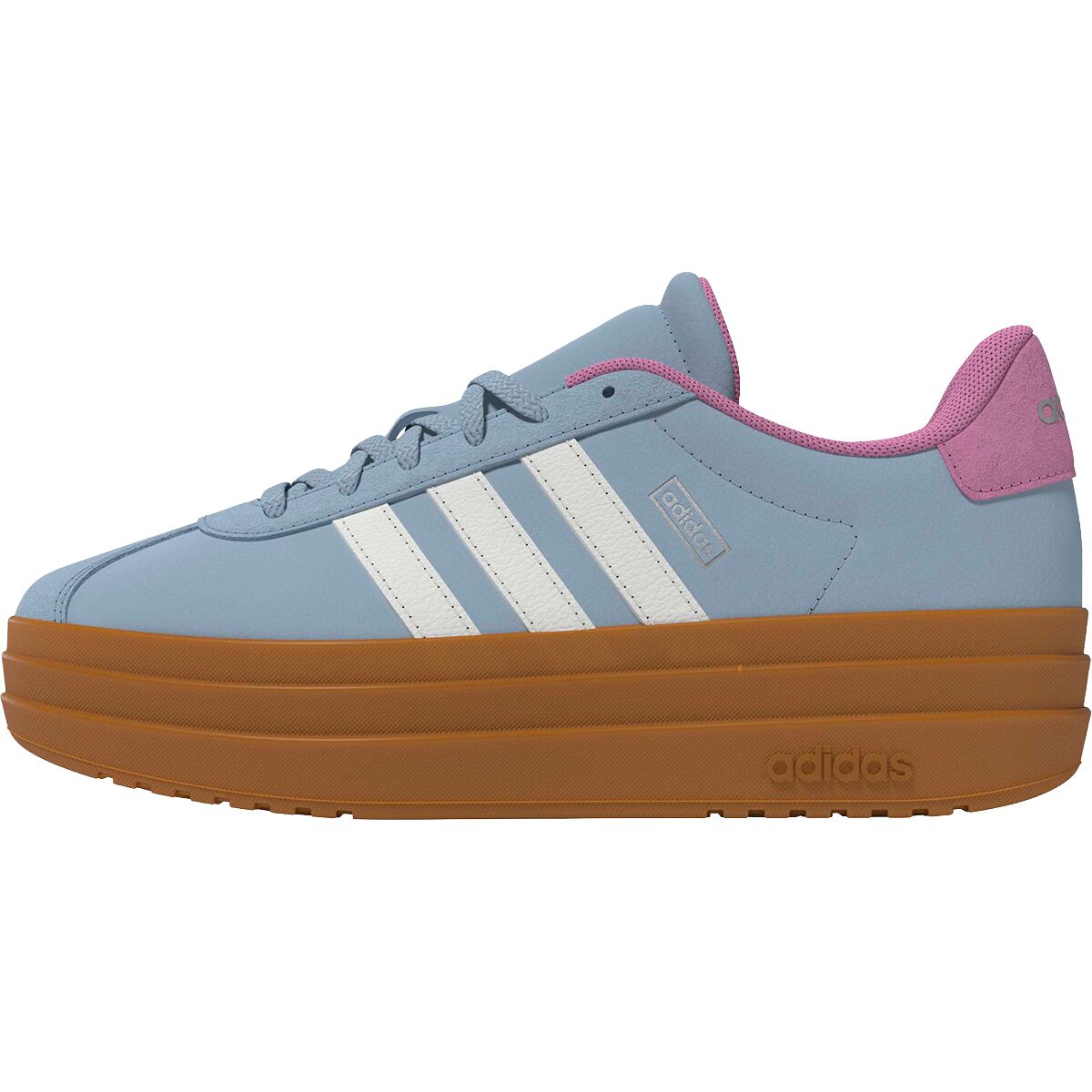 Image of Adidas VL Court Bold Shoe - Kids' Crystal Sky/Core White/Blue, 5.0