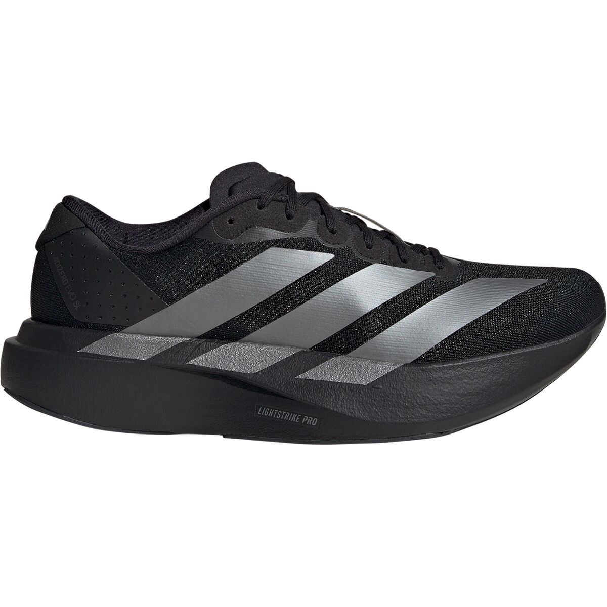 Image of Adidas Adizero Evo SL Running Shoe - Women's Core Black/Iron Metallic/Core Black, 8.5