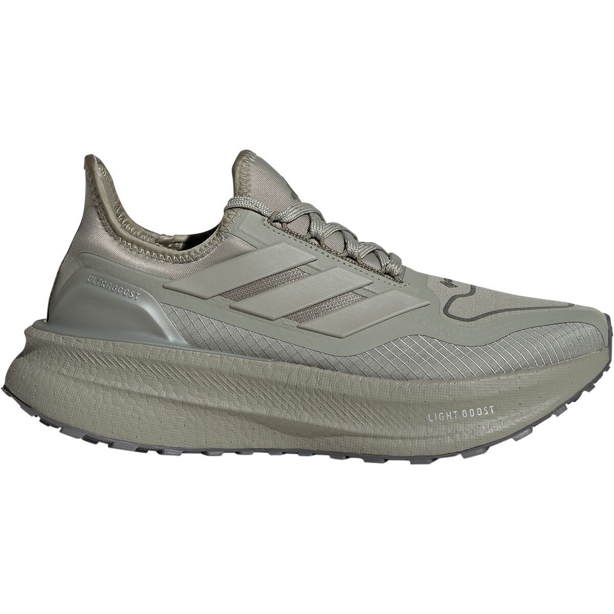 Image of Adidas Ultraboost 5 GTX Running Shoe - Women's Silver Pebble/Silver Pebble/Grey Five, 7.5
