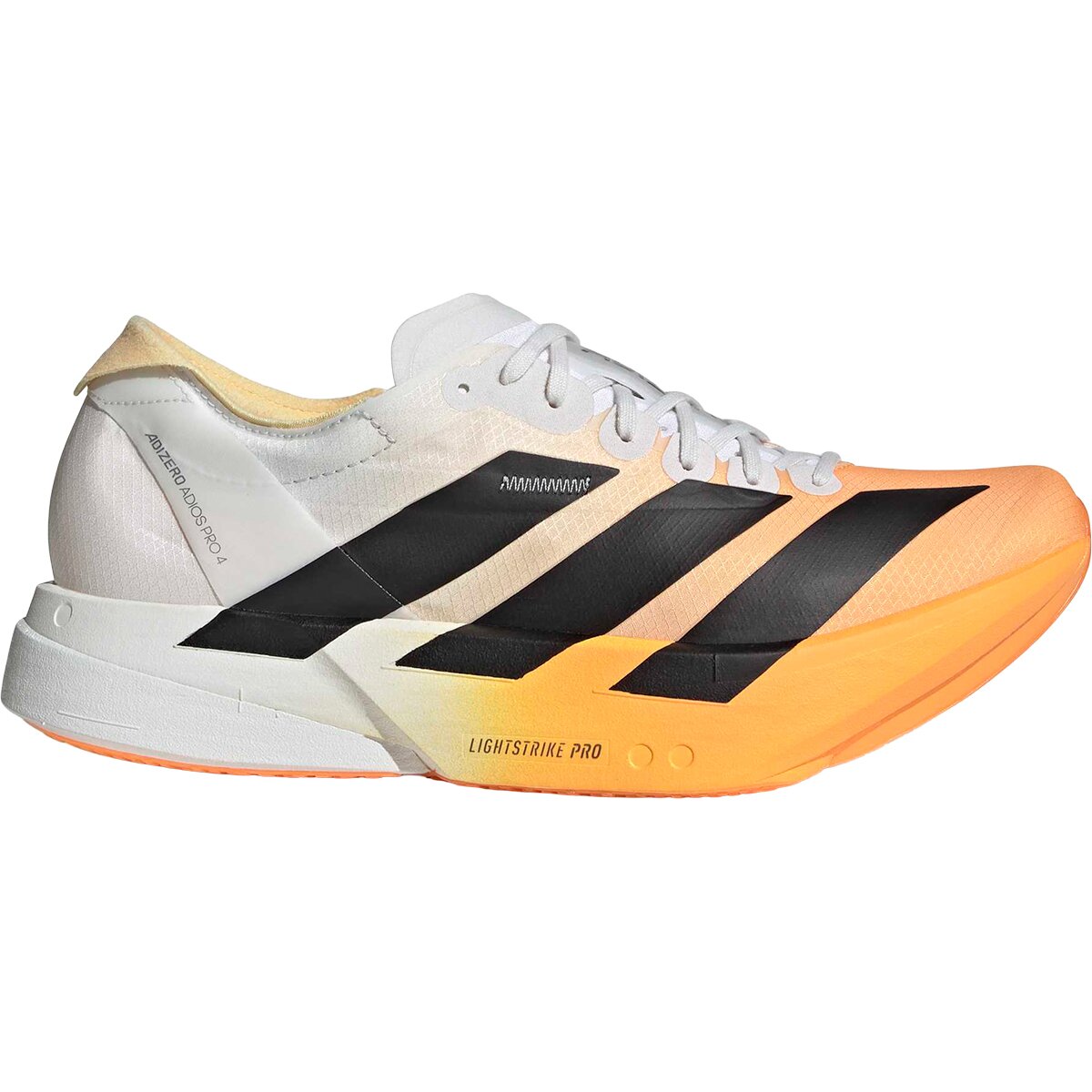 Image of Adidas Adizero Adios Pro 4 Running Shoe - Men's Lucid Tangerine/Core Black/Crystal White, 10.5