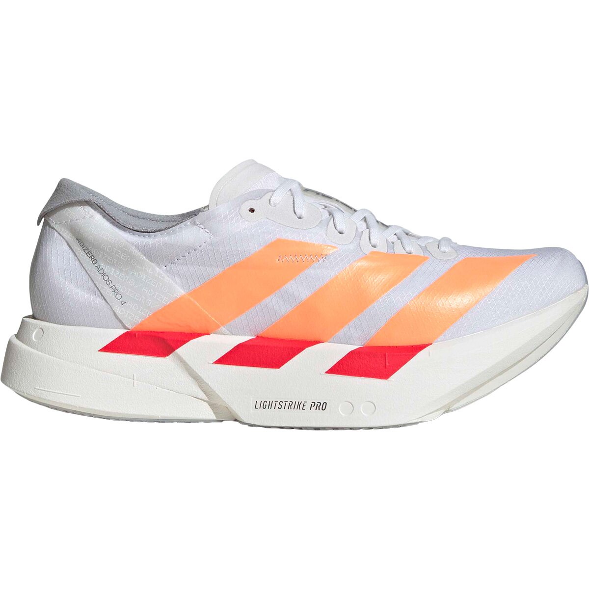 Image of Adidas Adizero Adios Pro 4 Running shoe - Women's Ftwr White/Beam Orange/Lucid Red, 8.5