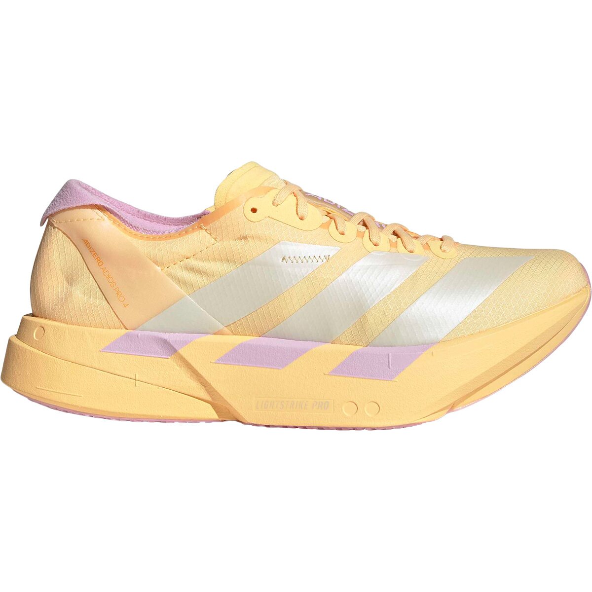 Image of Adidas Adizero Adios Pro 4 Running shoe - Women's Ice Tangerine/Ice Gold Metallic, 10.0