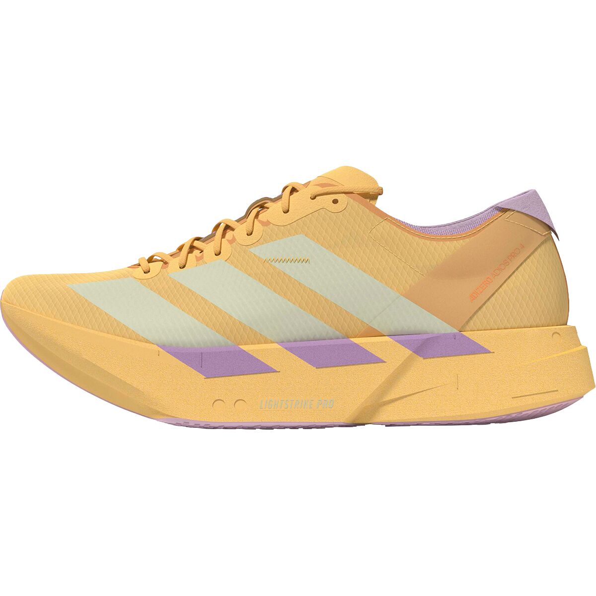 Image of Adidas Adizero Adios Pro 4 Running shoe - Women's Ice Tangerine/Ice Gold Metallic, 9.5
