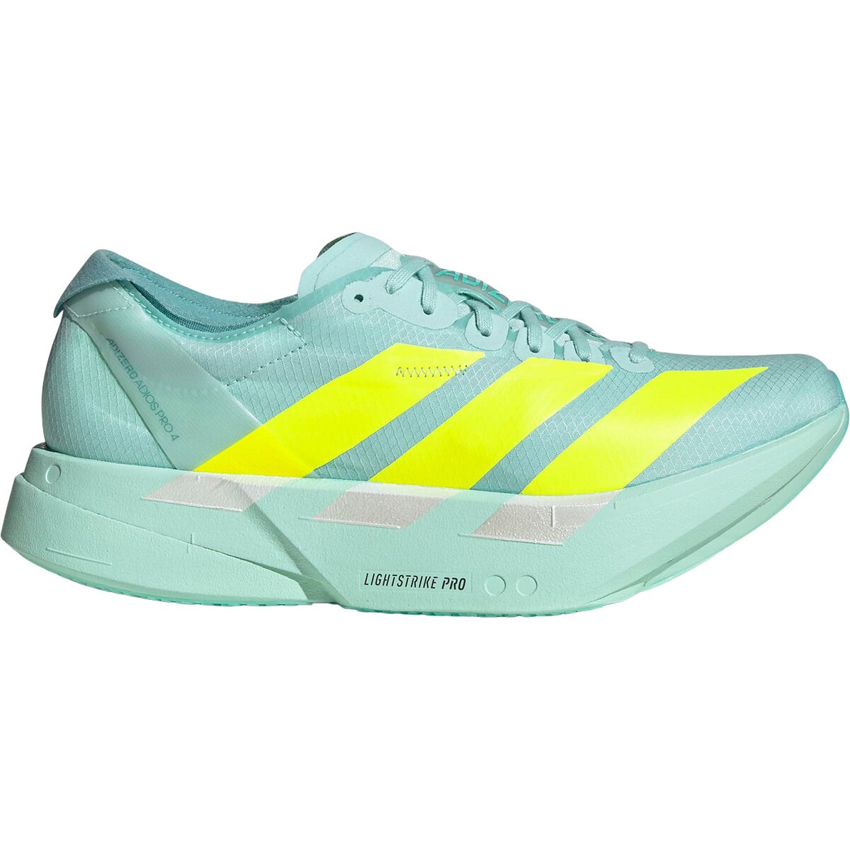 Image of Adidas Adizero Adios Pro 4 Running shoe - Women's Semi Flash Aqua/Lucid Lemon/Mint Ton, 9.5