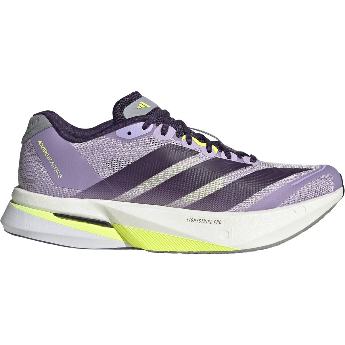 Image of Adidas Adizero Boston 13 Running Shoe - Women's Powder Plum/Aurora Plum/Preloved Violet, 9.5