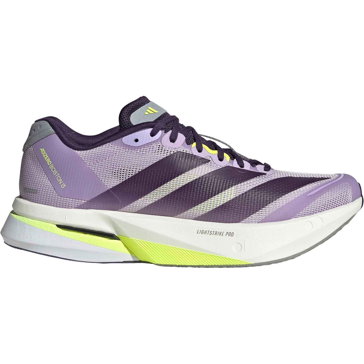 Image of Adidas Adizero Boston 13 Running Shoe - Women's Powder Plum/Aurora Plum/Preloved Violet, 10.0