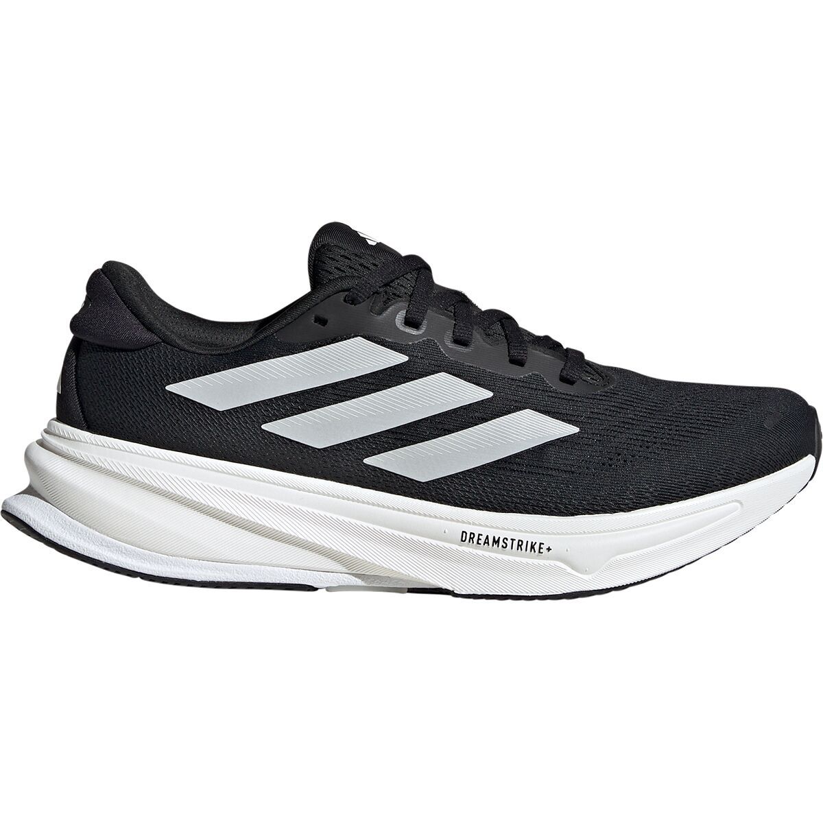 Image of Adidas Supernova Rise 2 Wide Running Shoe - Women's Core Black/Zero Metallic/Crystal White, 6.5
