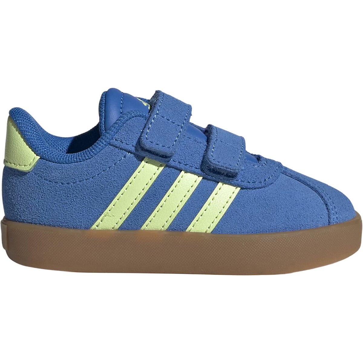 Image of Adidas VL Court 3.0 Shoe - Toddlers' Bright Royal/Pulse Lime/Gum10, 5.0