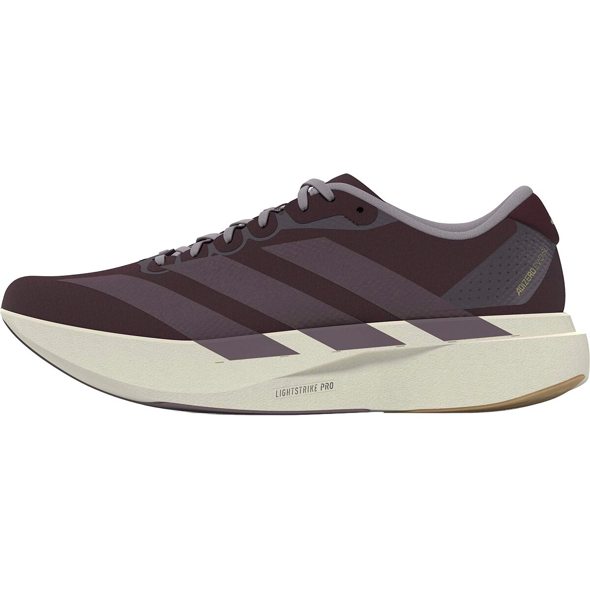 Image of Adidas Adizero Evo SL Woven Running Shoe - Men's Maroon/Shadow Fig/Preloved Fig, 8.5