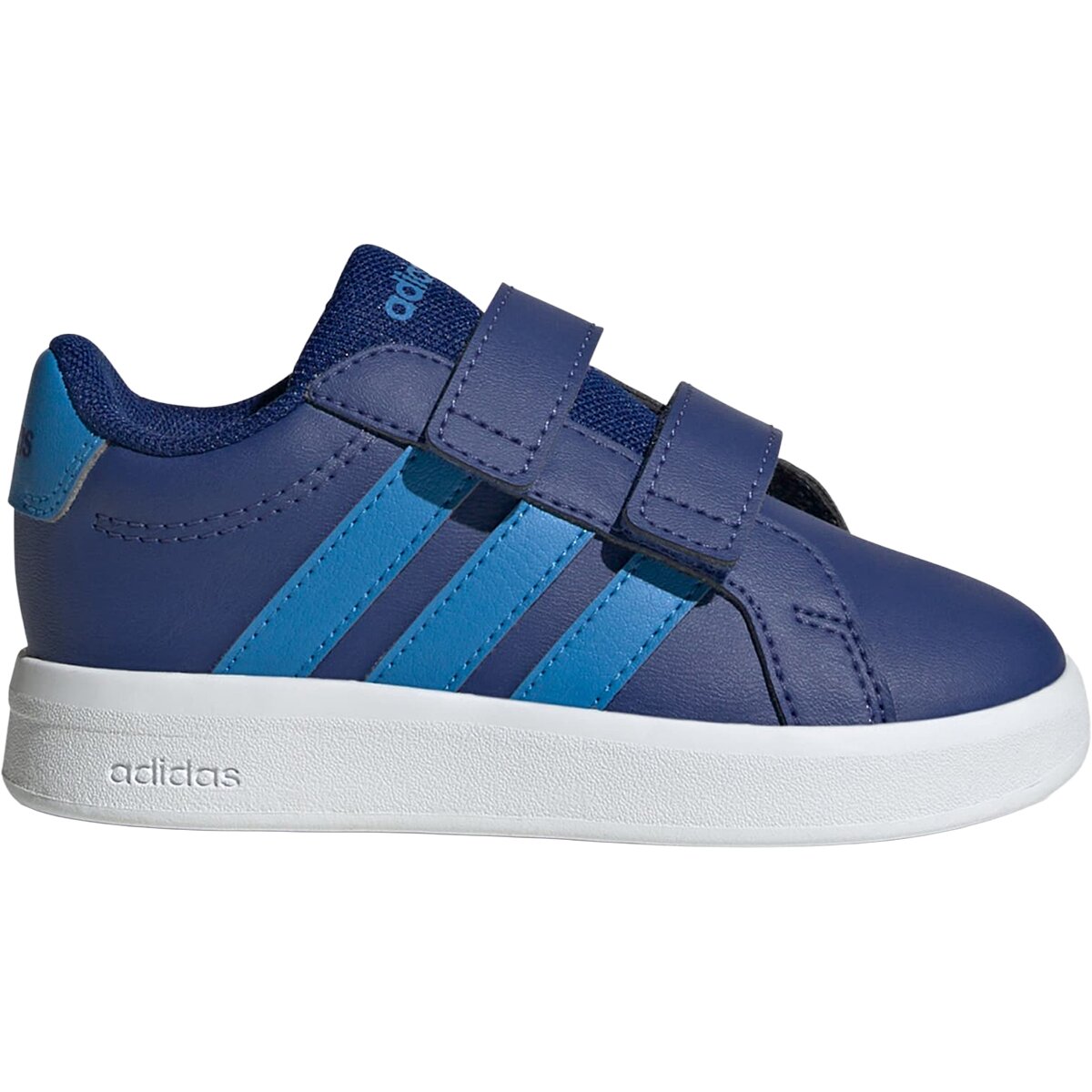Image of Adidas Grand Court 3.0 CF Shoe - Toddlers' Mystery Ink/Lucid Razzle Blue, 7.0