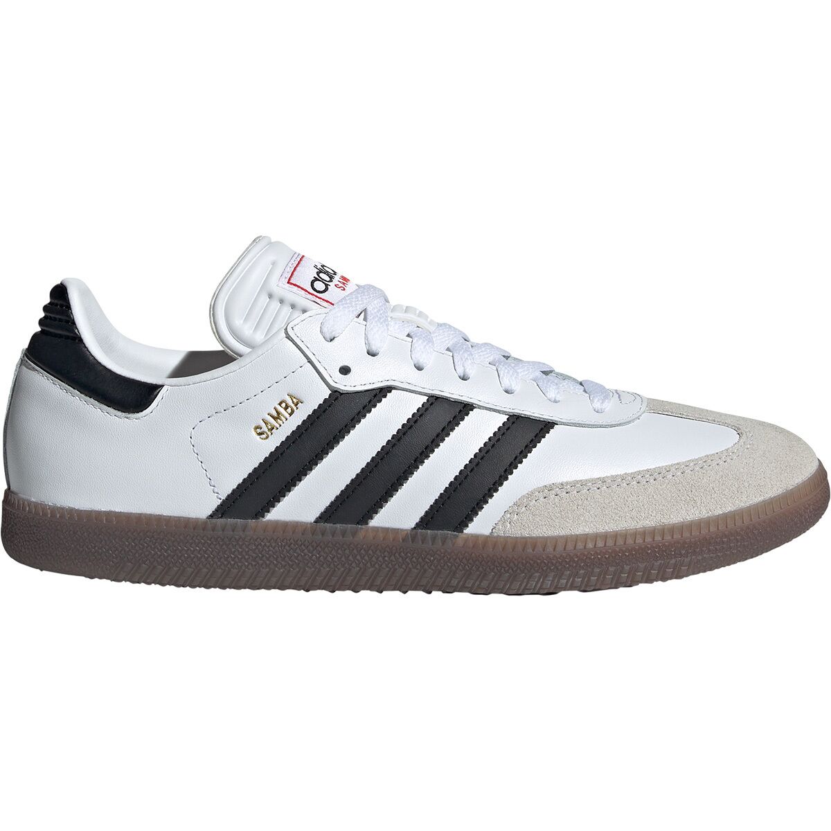 Image of Adidas Samba Shoe Footwear White/Core Black/Vivid Red, Mens 8.0/Womens 9.0